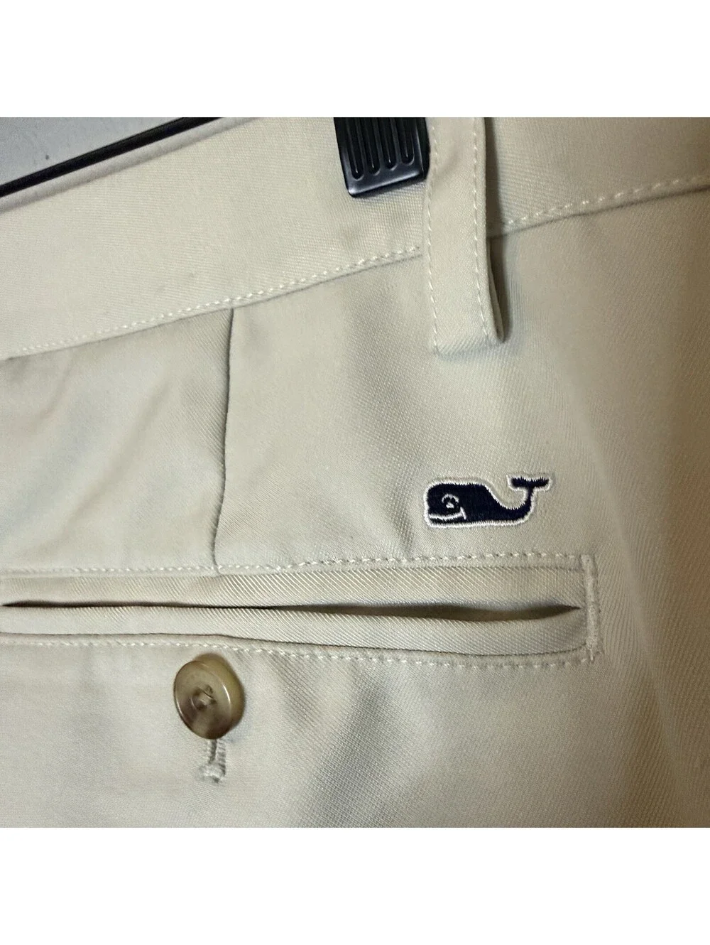 Vineyard Vines Links Shorts Men’s 36 Tan Performance Golf Flat Front Stretch